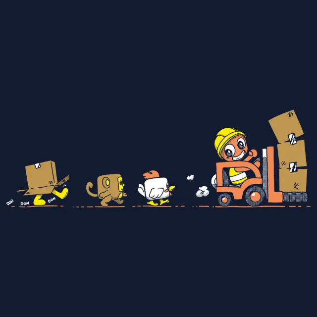 Fangamer Crashout Crew Forklift Frolic T-Shirt Baumwolle