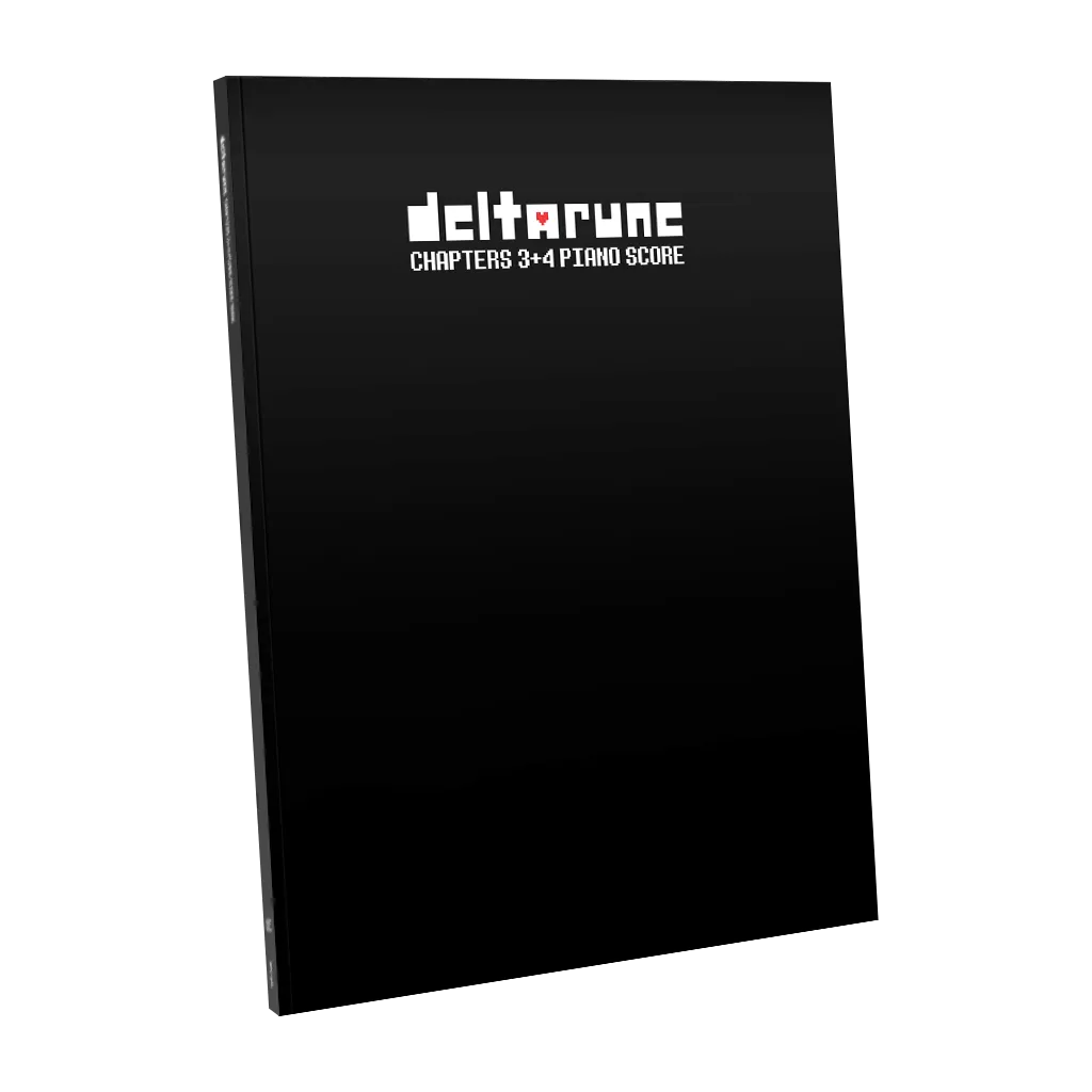 Fangamer Deltarune Chapters 3+4 Piano Notenbuch 78 Songs