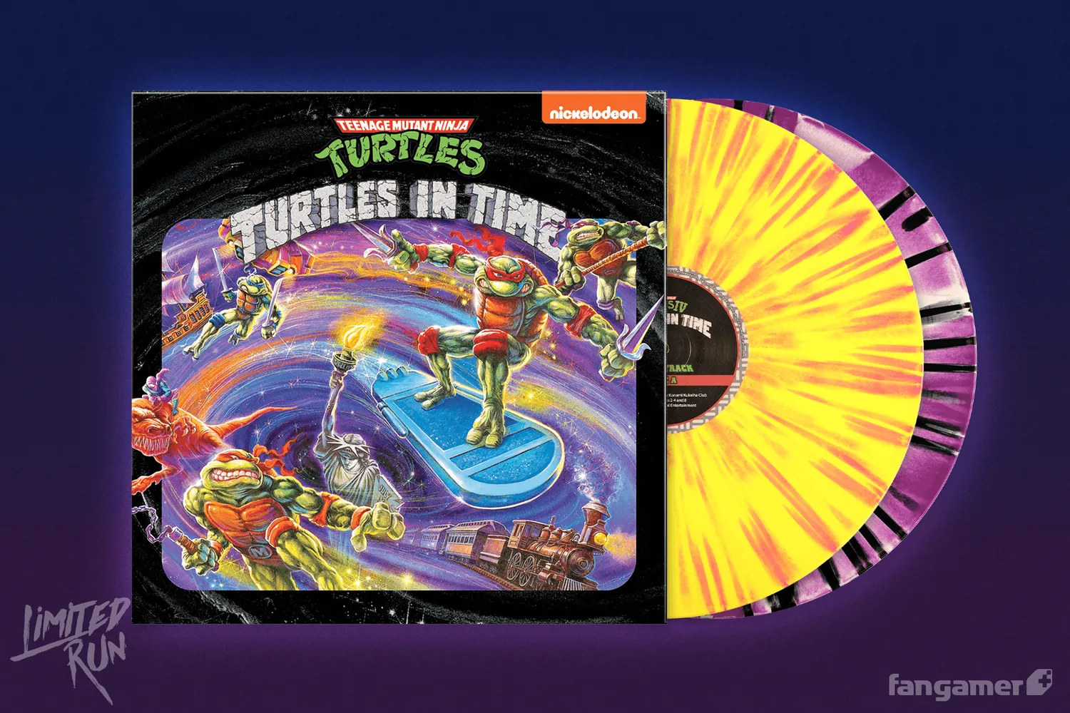 Fangamer Teenage Mutant Ninja Turtles IV: Turtles in Time Vinyl-Soundtrack 2-LP Splatter