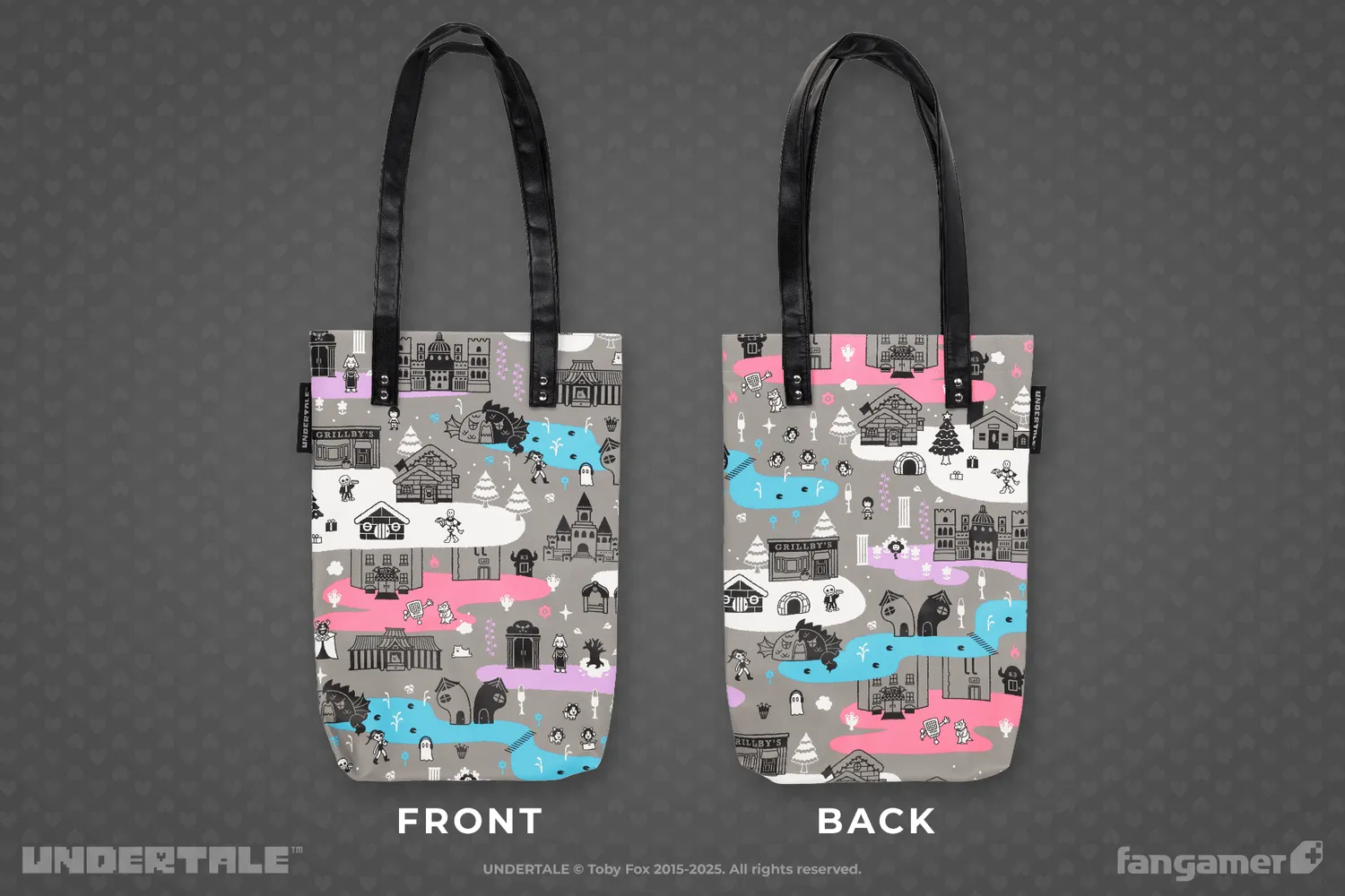 Fangamer Underground Journey Faux Leather Tote Kunstledertasche