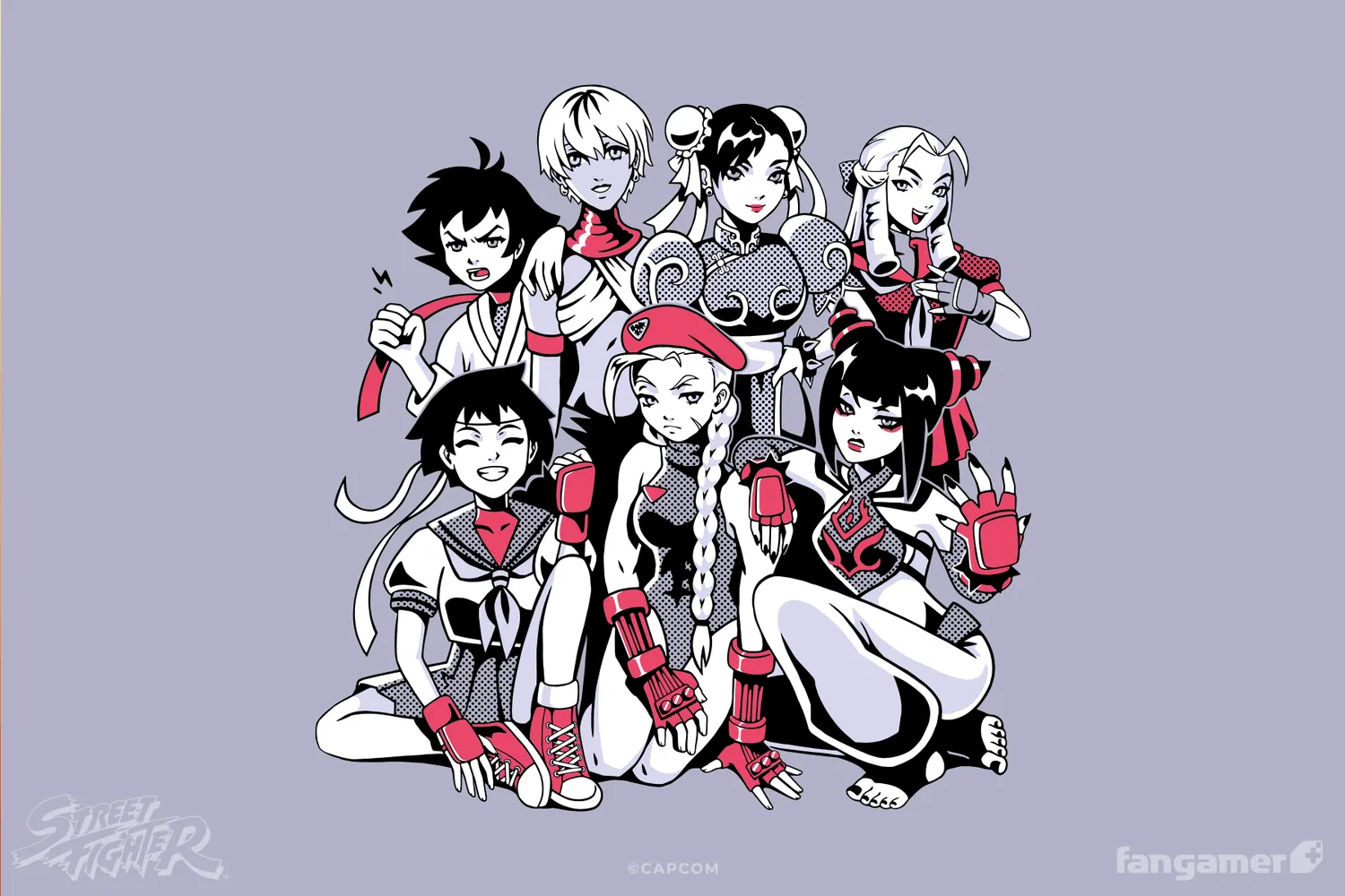 Fangamer Street Fighter Women of Street Fighter T-Shirt