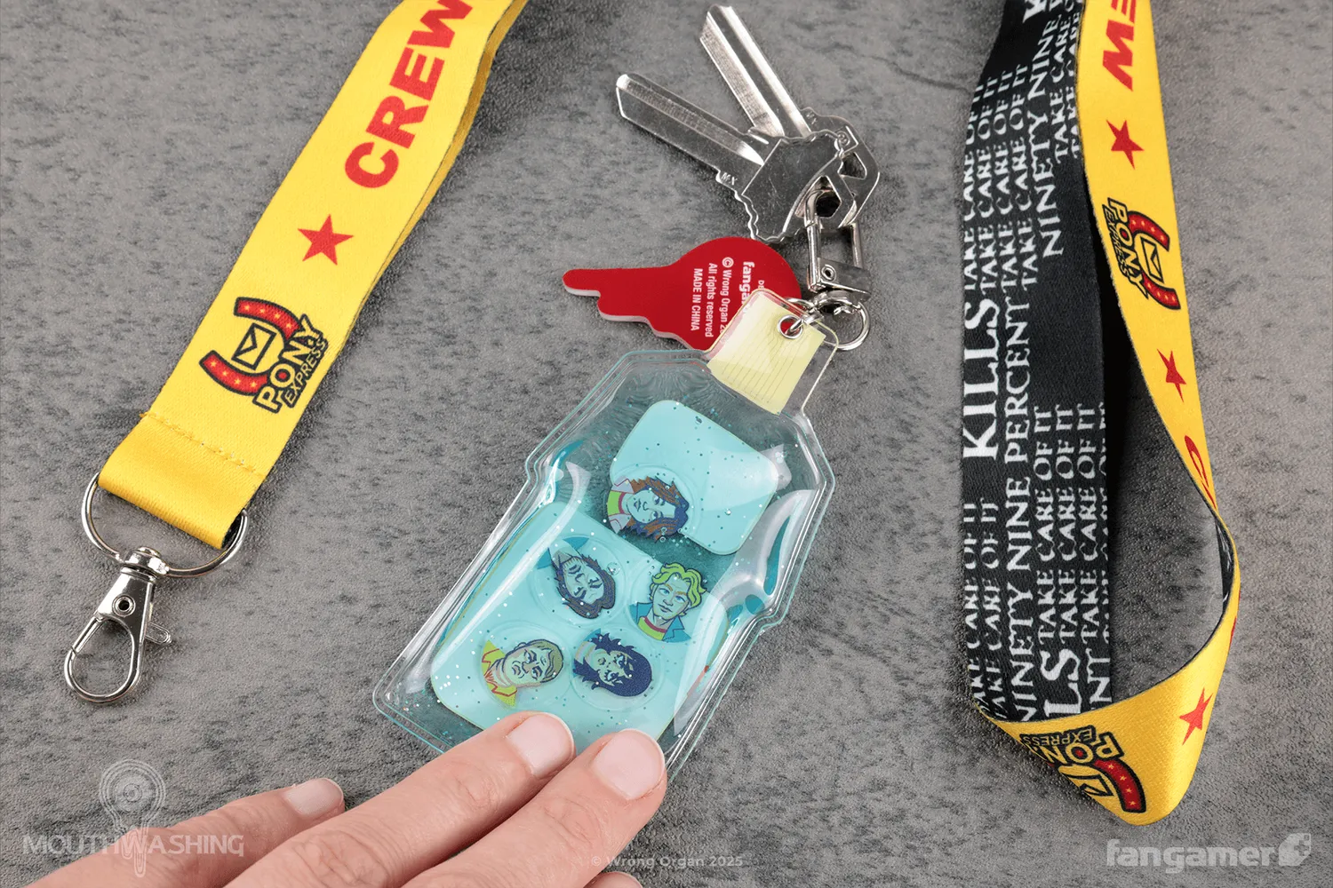Fangamer MOUTHWASHING Dragonbreath Keychain & Crew Lanyard Schlüsselanhänger