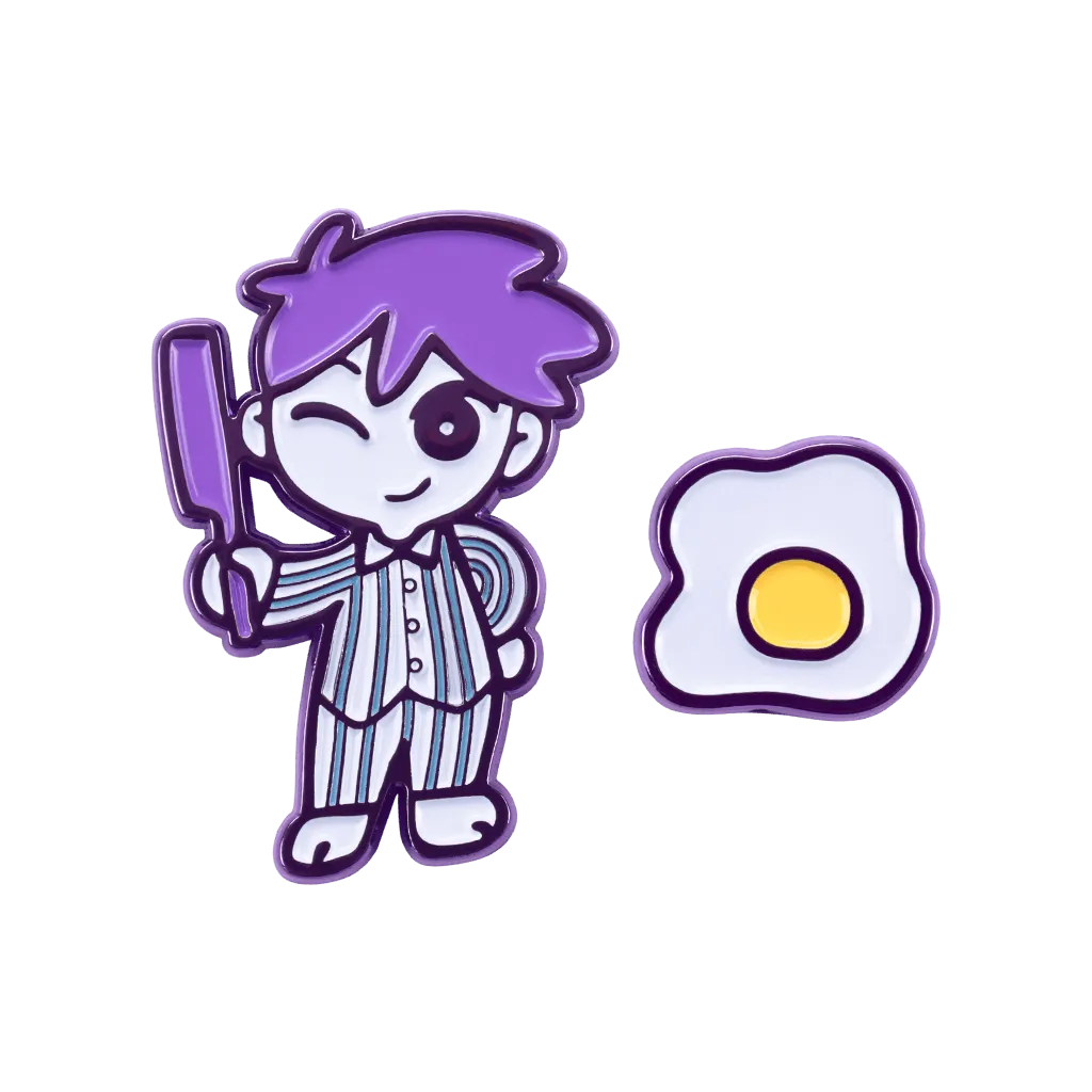 Fangamer OMORI HERO Emaille Pin Set