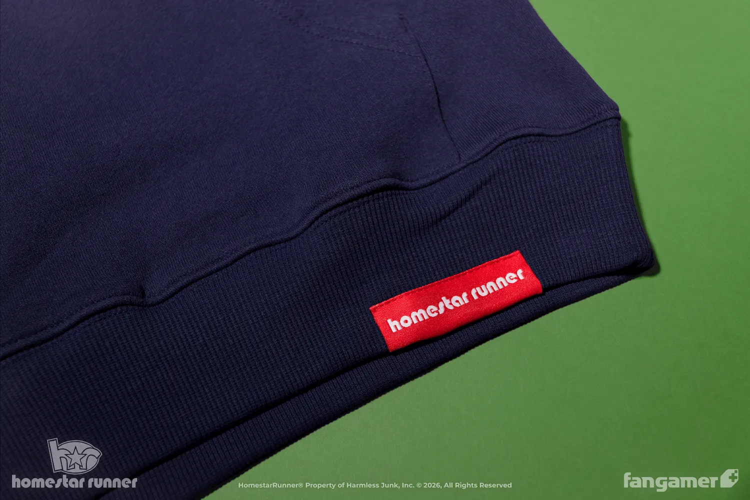 Homestar Runner Embwoidered Hoodie Kapuzenpullover
