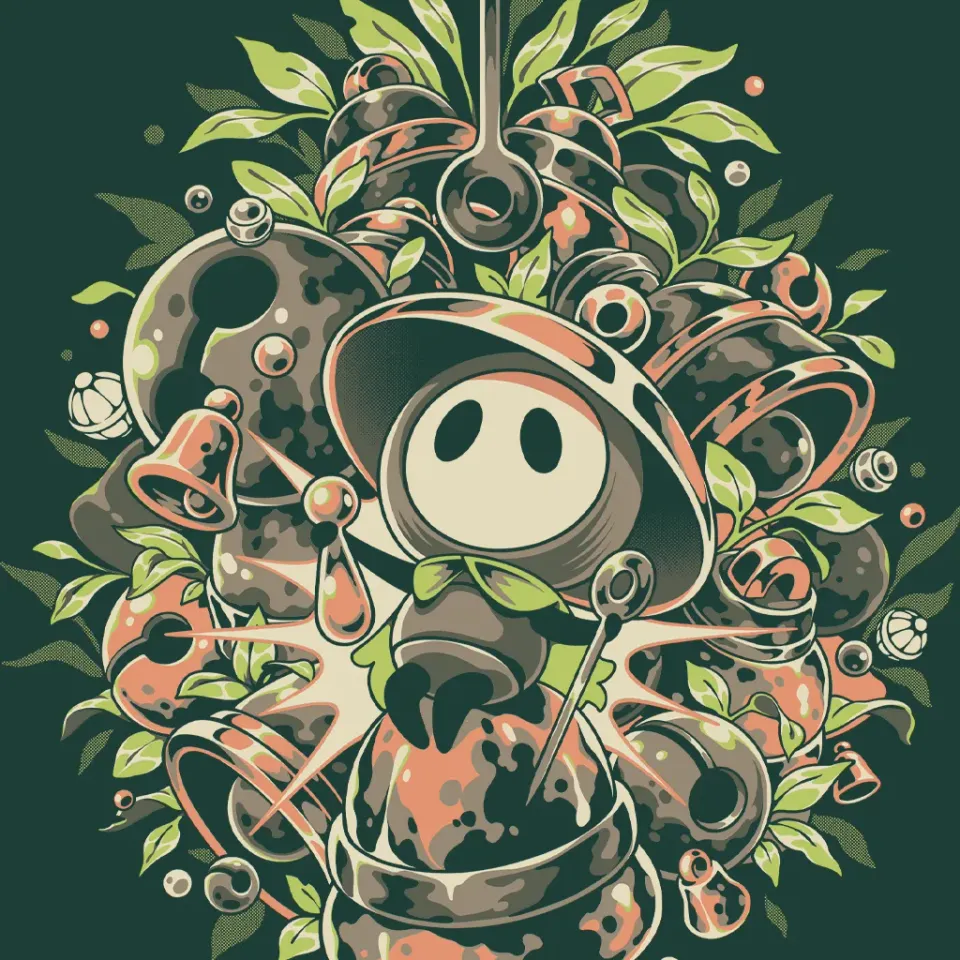 Fangamer Hollow Knight Hopeful Pilgrim T-Shirt Baumwolle