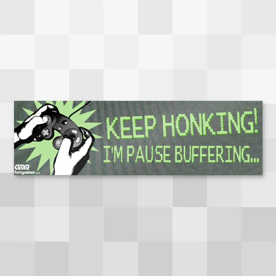Fangamer Games Done Quick Keep Honking Autoaufkleber 25 cm
