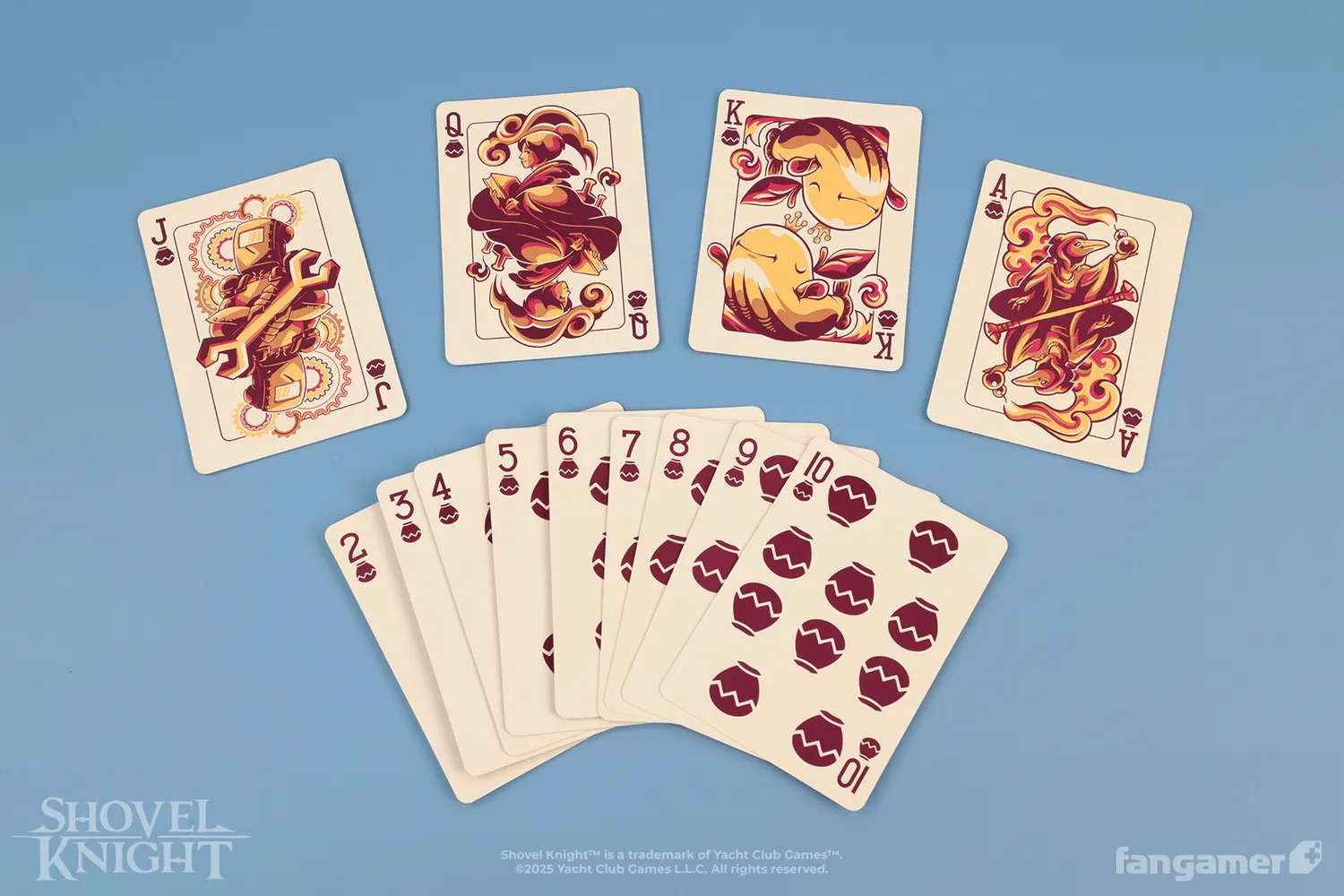 Fangamer Shovel Knight Playing Cards Gold Edition