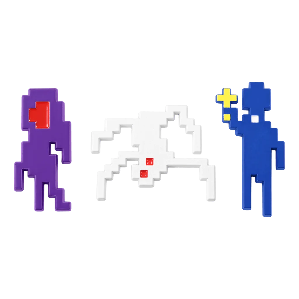 Fangamer FAITH The Unholy Trinity Pin-Set 3er Pixel