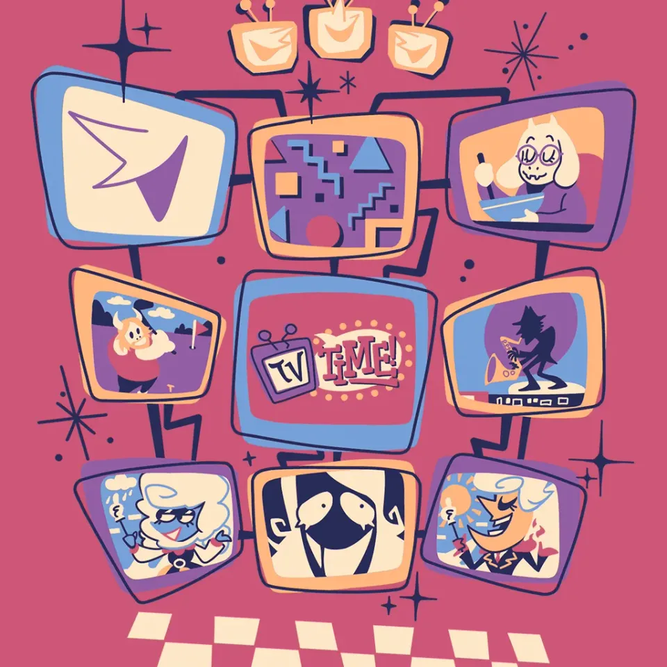 Fangamer TV Time DELTARUNE T-Shirt