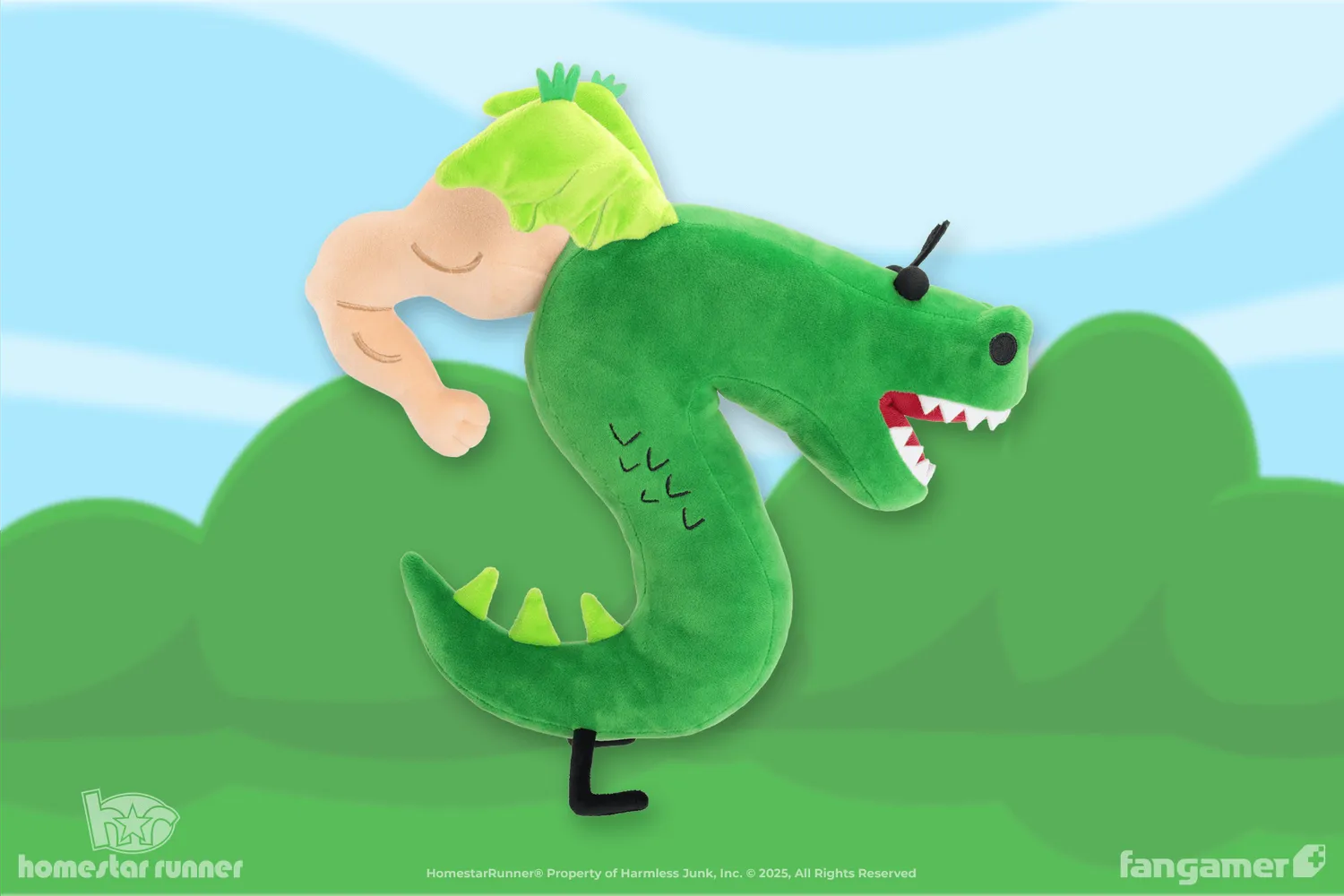 Fangamer Homestar Runner Trogdor Plüschtier 40 cm