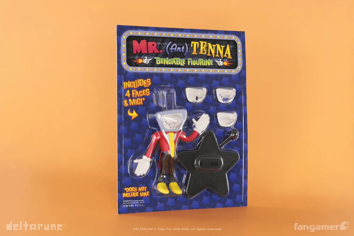 Fangamer Deltarune Mr. Tenna Figur 15 cm beweglich