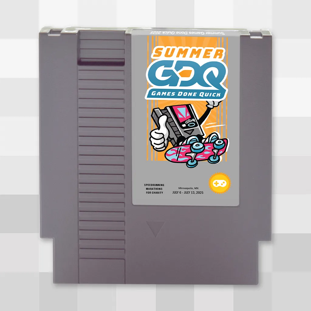Fangamer Games Done Quick NES Cartridge Sammler LE Leermodul