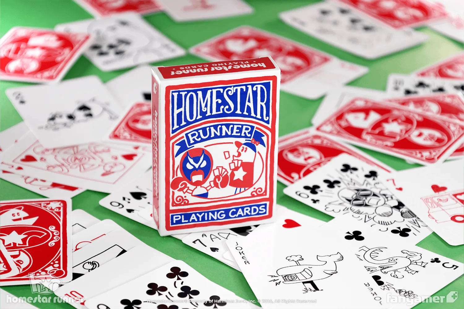 Fangamer Homestar Runner Playing Cards Spielkarten Deck Linen-Finish
