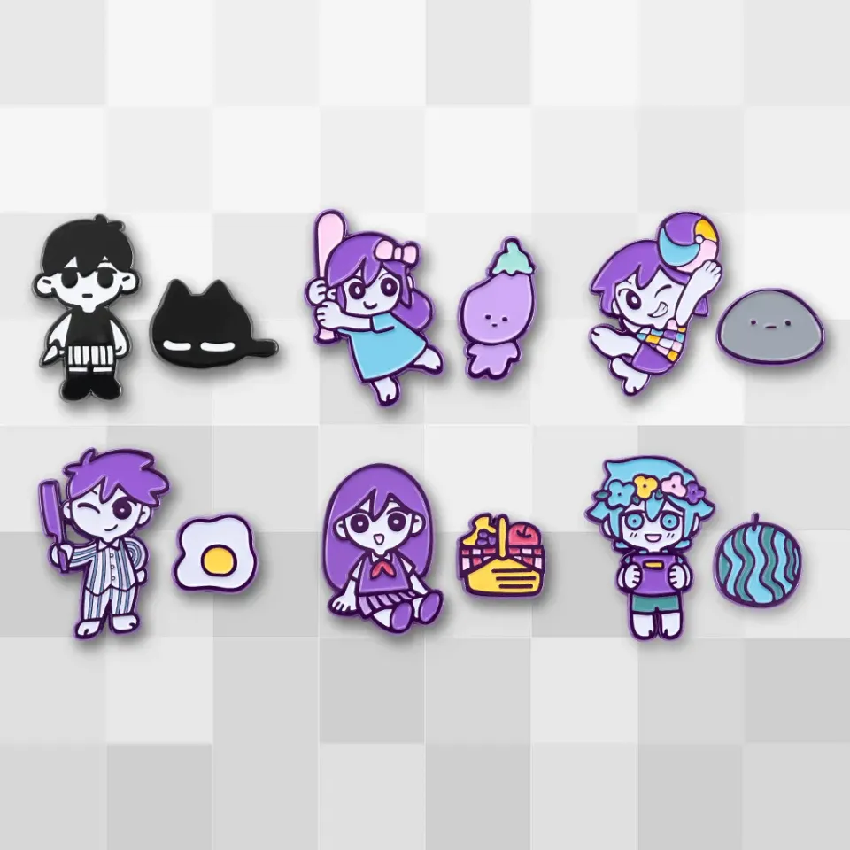 Fangamer OMORI Character Pin Sets Anstecker-Set
