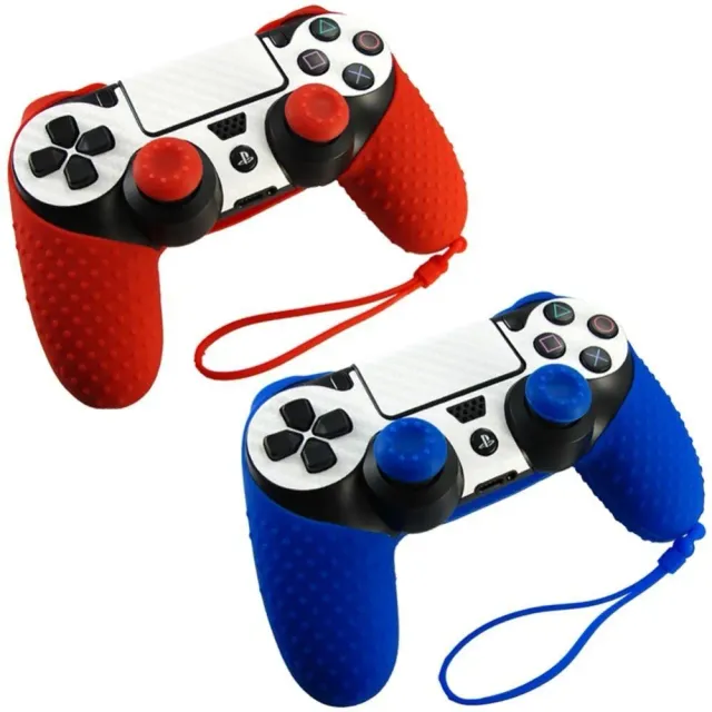 Final Boss PS4 Silikonhülle halboffen mit Stick Kappen