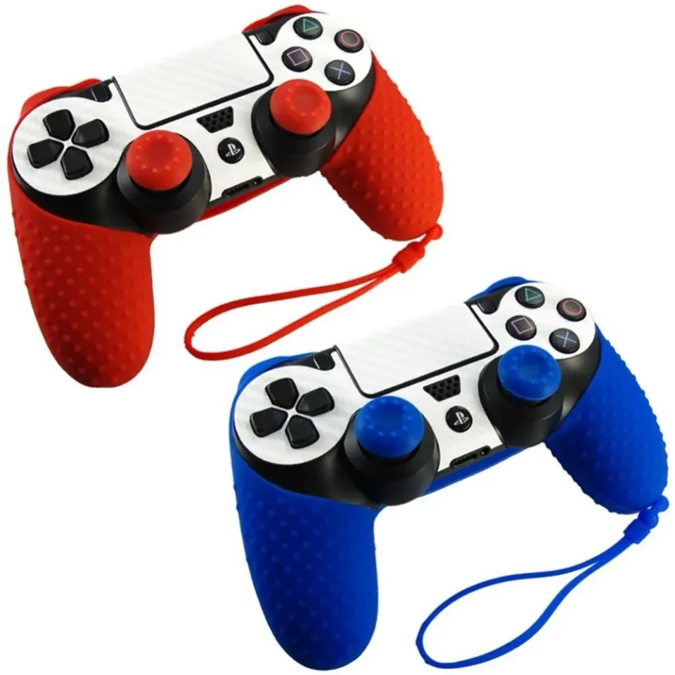 Final Boss PS4 Silikonhülle halboffen mit Stick Kappen