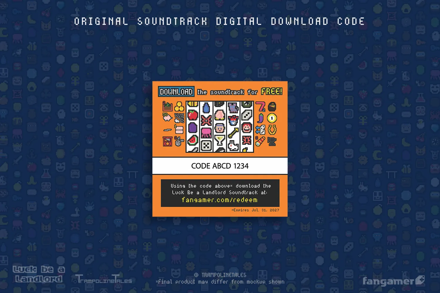 Fangamer Luck Be a Landlord Physical Edition Switch Spiel mit Booklet