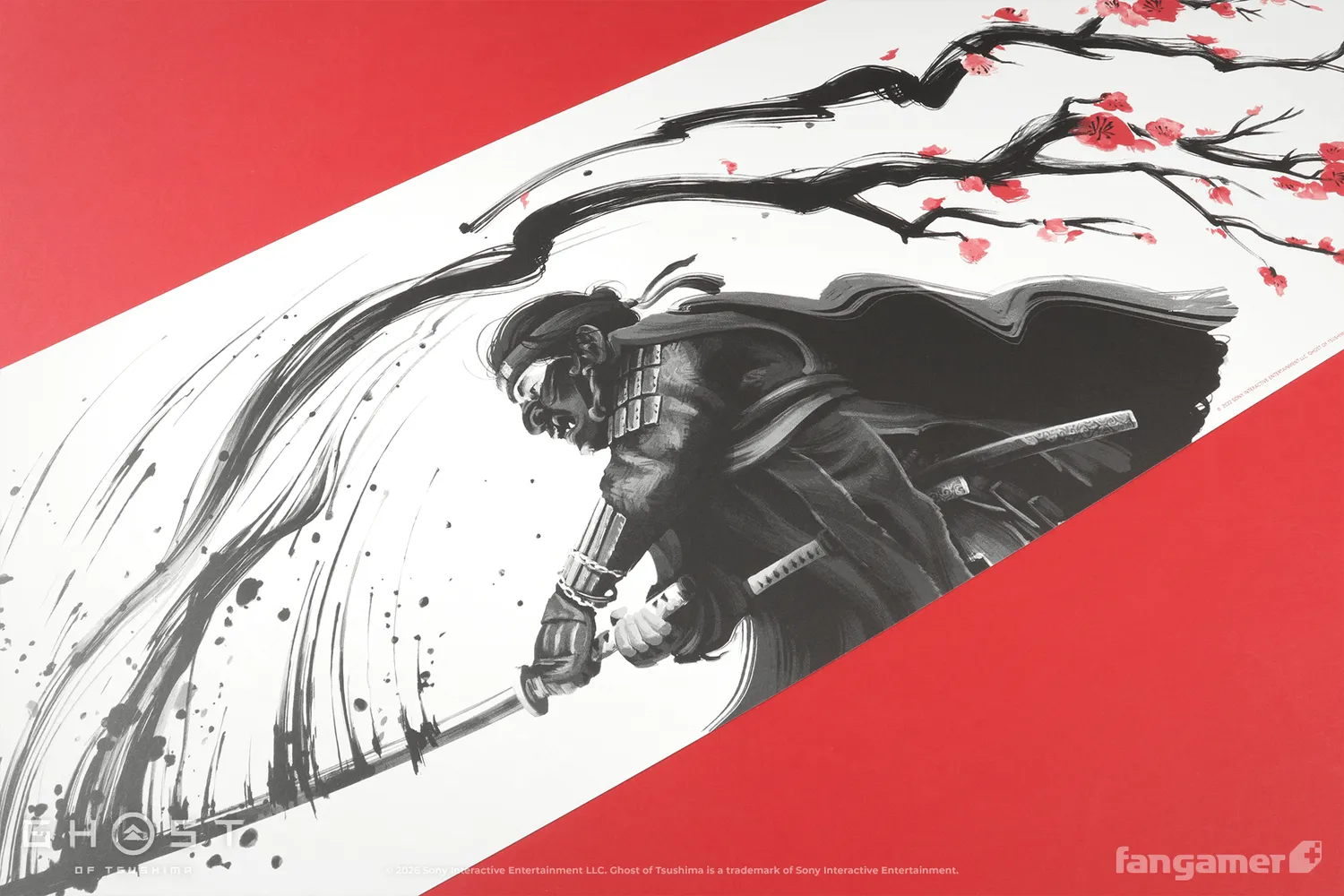 Fangamer Ghost of Tsushima Shadow of the Samurai Poster