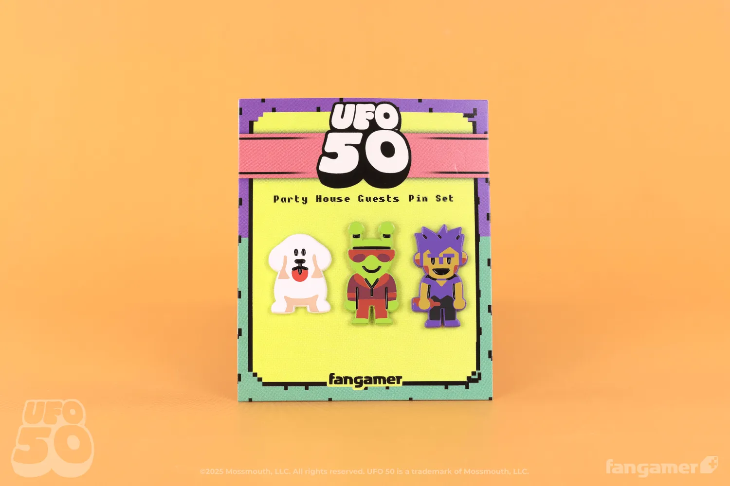 Fangamer UFO 50 Party House Guests Emaille Pins 3er Set Soft-Enamel
