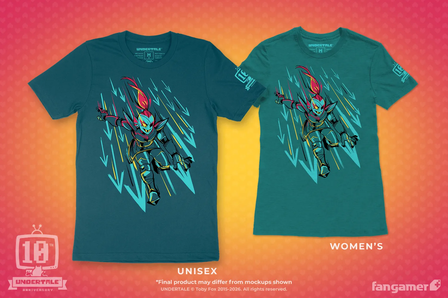 Fangamer Undertale Onslaught 10th Anniversary T-Shirt Baumwolle