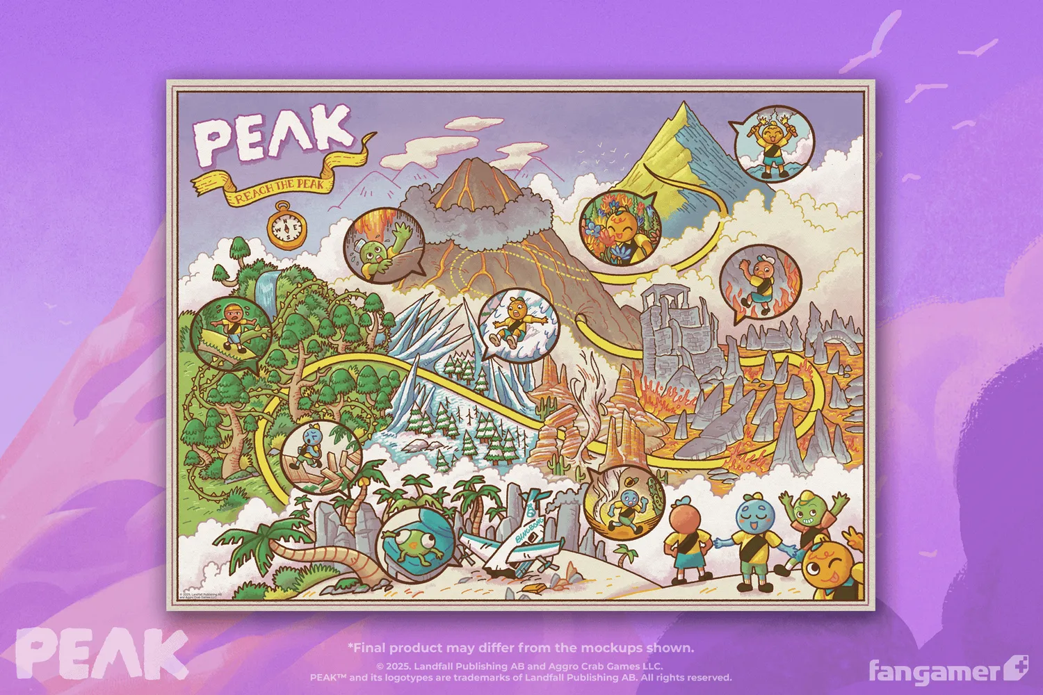 Fangamer Reach the PEAK Poster
