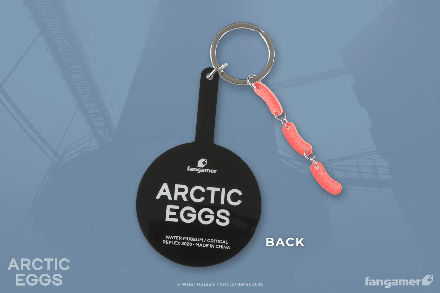Fangamer Arctic Eggs Frying Pan Schlüsselanhänger Acryl 9 cm