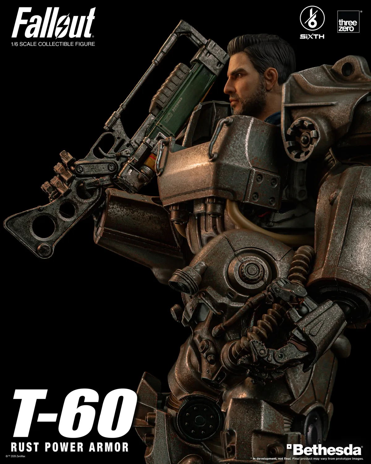 Fallout T-60 Rust Power Armor Statue 1/6