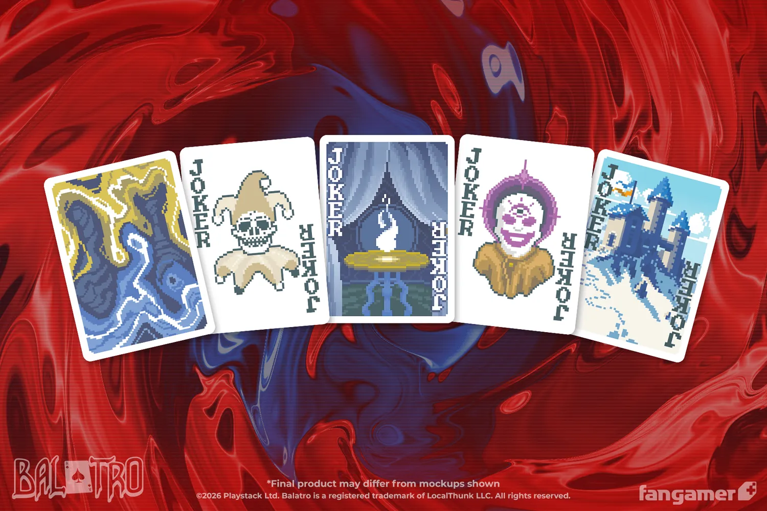 Fangamer Balatro Ghost Deck Spielkarten mit 4 Jokern