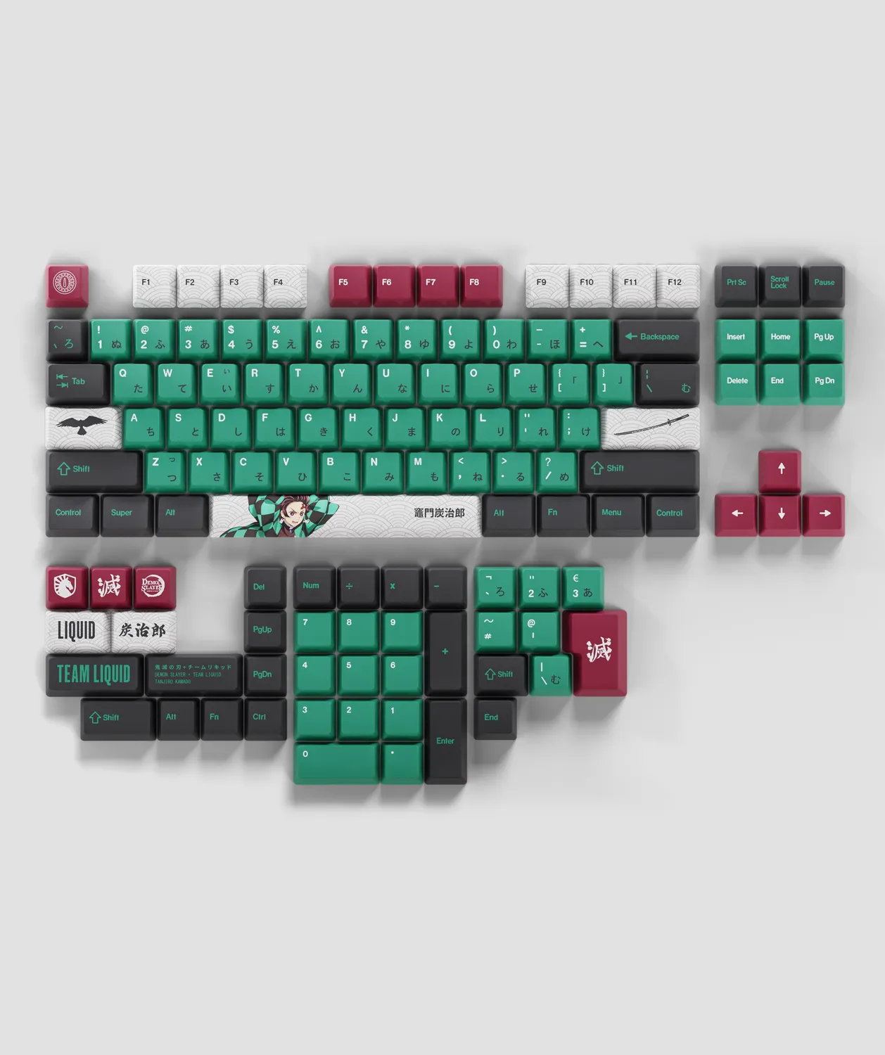 Team Liquid Tanjiro Keycap Set Tastenkappen