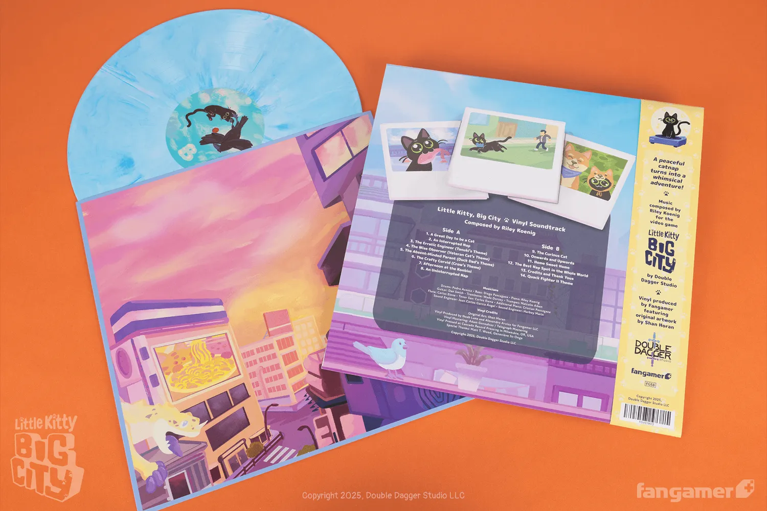 Fangamer Little Kitty, Big City Vinyl Soundtrack 14 Tracks
