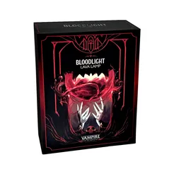 White Wolf Bloodlight Lava Lampe 36 cm rot