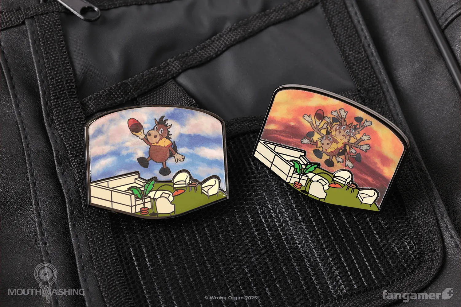 Fangamer Mouthwashing Transforming Polle Pin Emaille-Anstecker