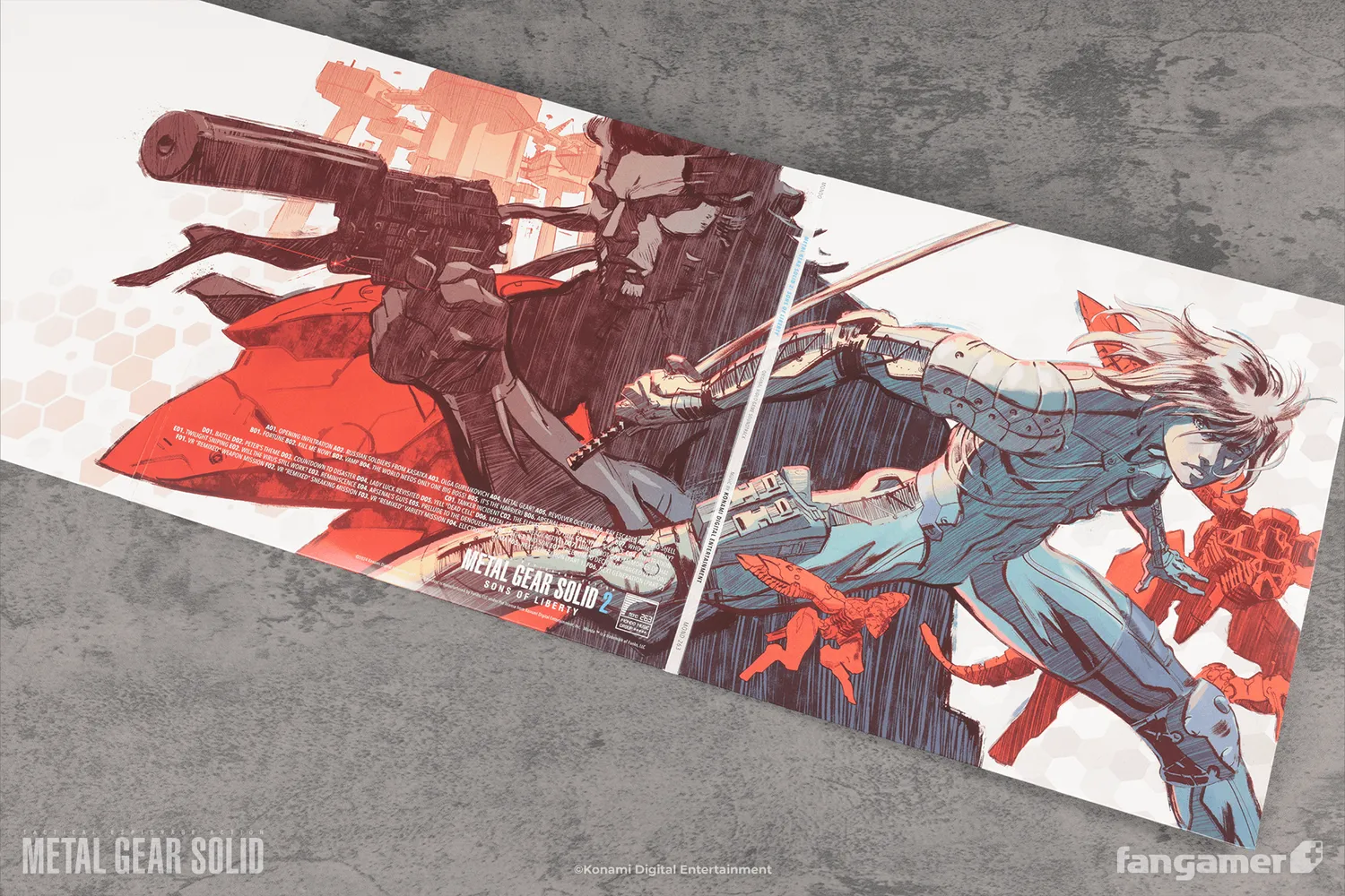 Fangamer Metal Gear Solid 2 Sons of Liberty Soundtrack 3LP Vinyl