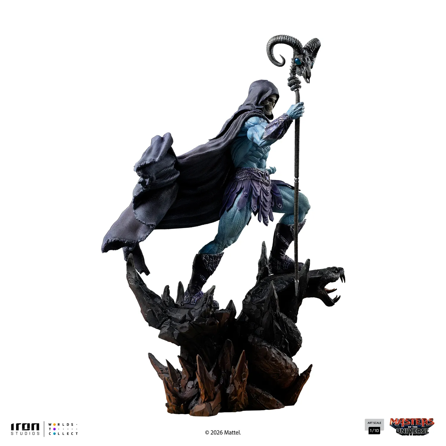 Iron Studios MOTU 2026 Skeletor Art Scale Statue 29 cm
