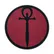 White Wolf Vampire Masquerade Ankh Teppich 100cm rund