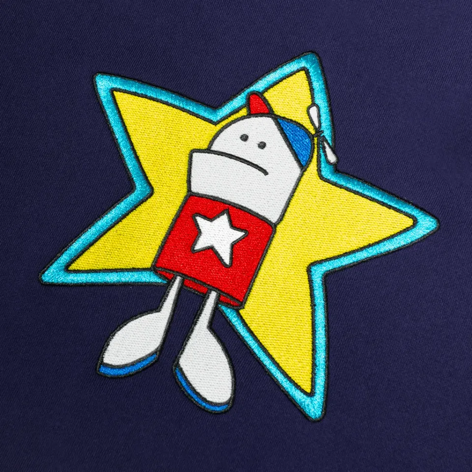Homestar Runner Embwoidered Hoodie Kapuzenpullover