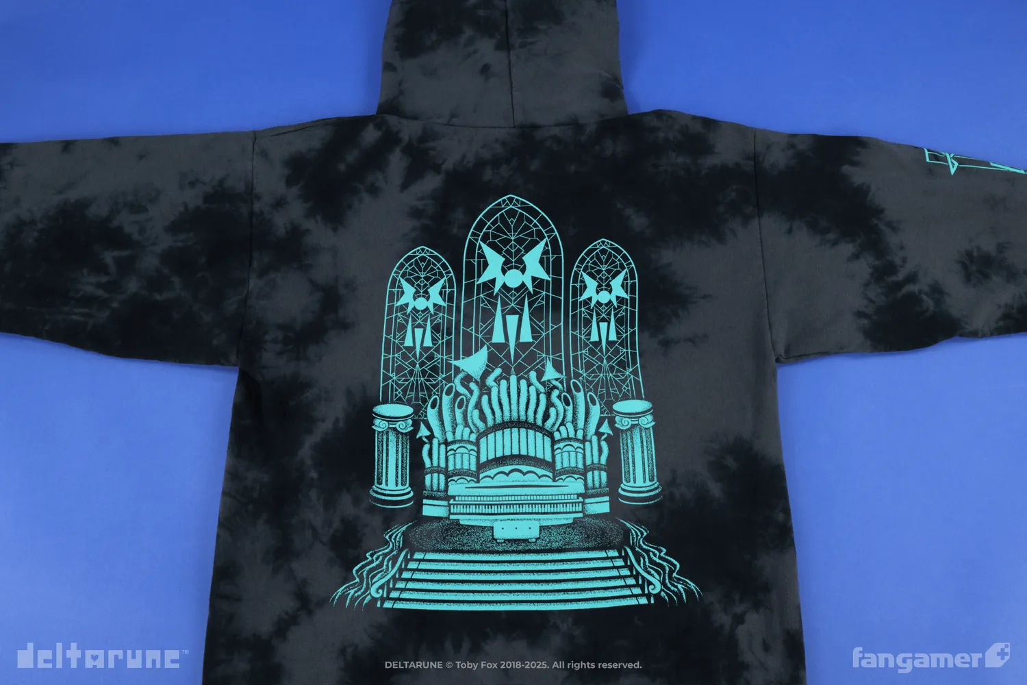 Fangamer Deltarune Glass Tapestry Pullover Hoodie offiziell lizenziert