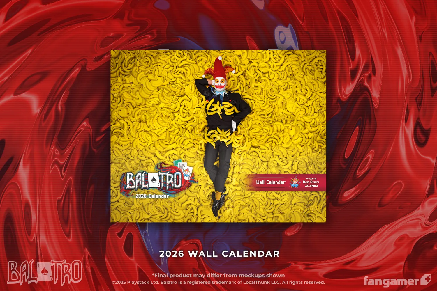 Fangamer Balatro 2026 Wall Calendar Wandkalender