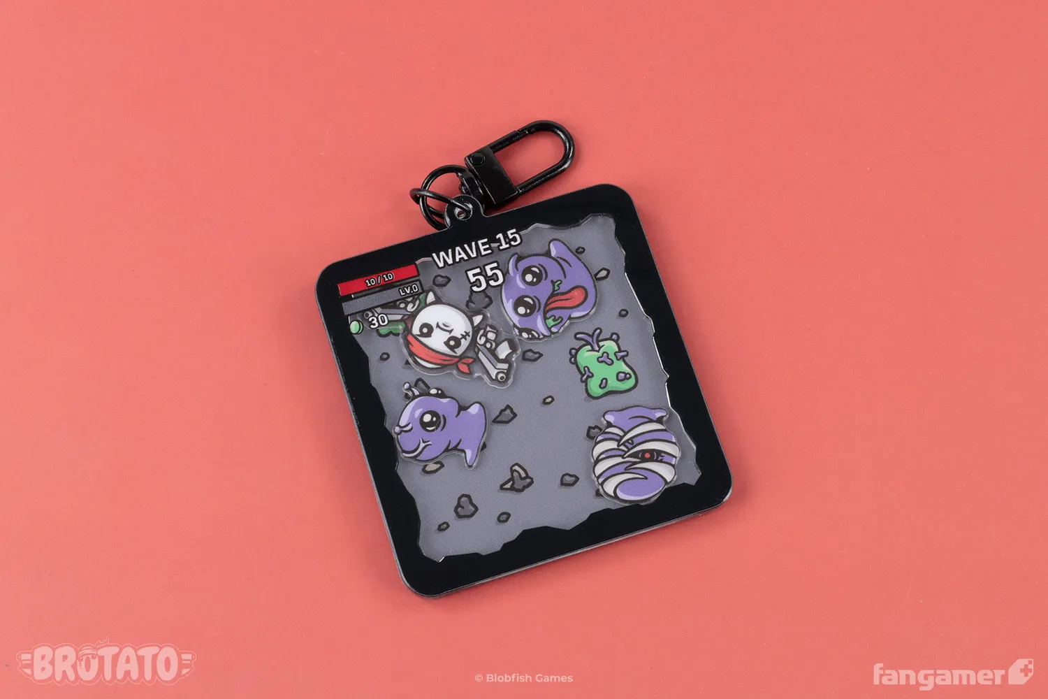 Fangamer Brotato Spud Survivor Schlüsselanhänger Shaker