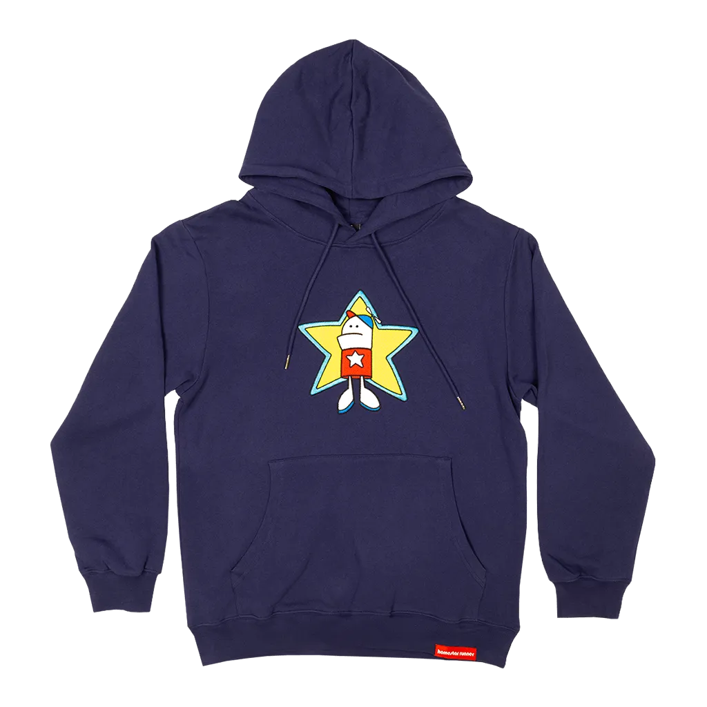 Homestar Runner Embwoidered Hoodie Kapuzenpullover