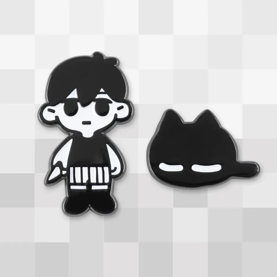Fangamer OMORI Pin Set Emaille mit MEWO 3,8cm