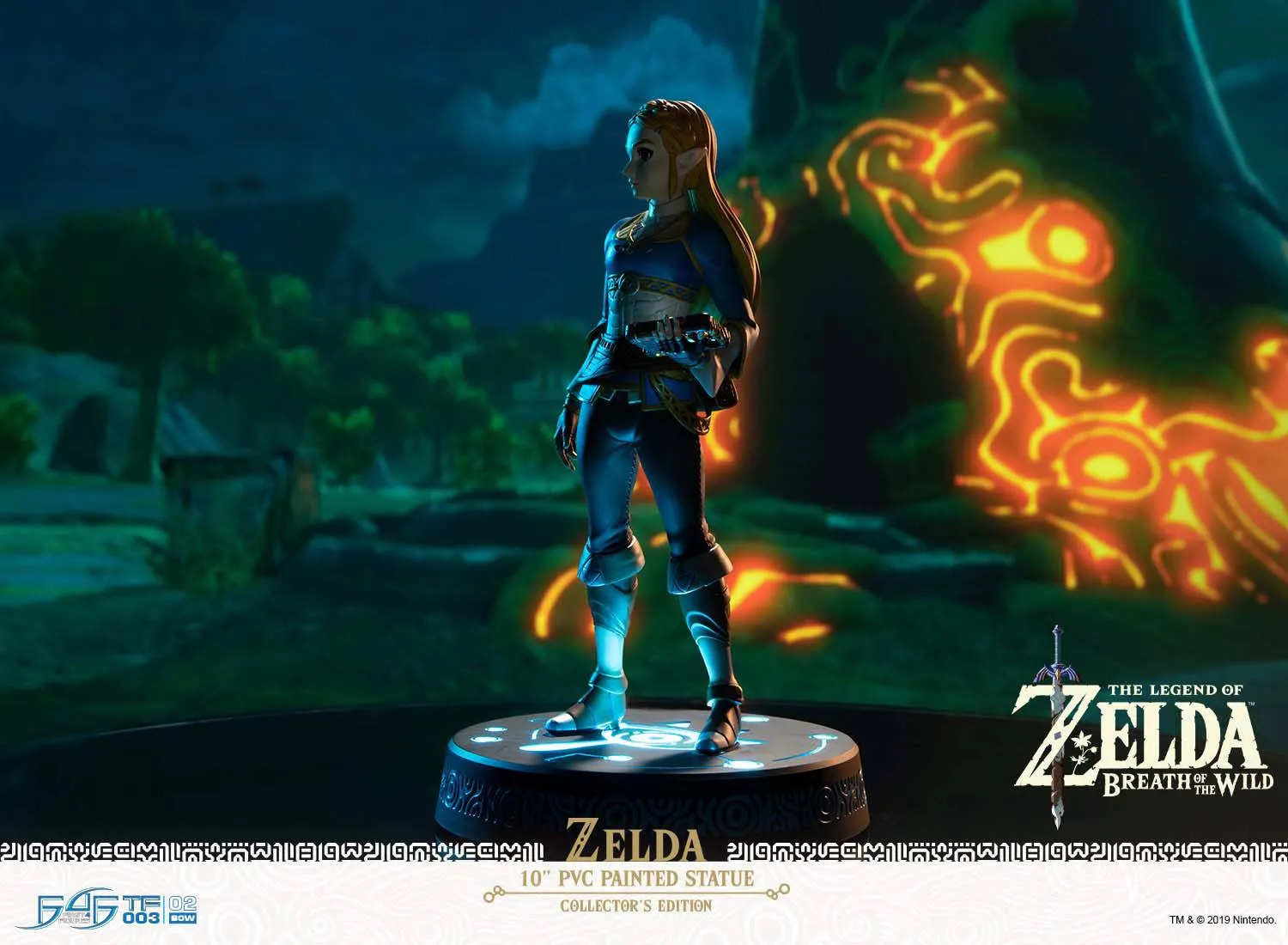 Zelda Breath of the Wild Zelda PVC Statue Collector's LED 25 cm