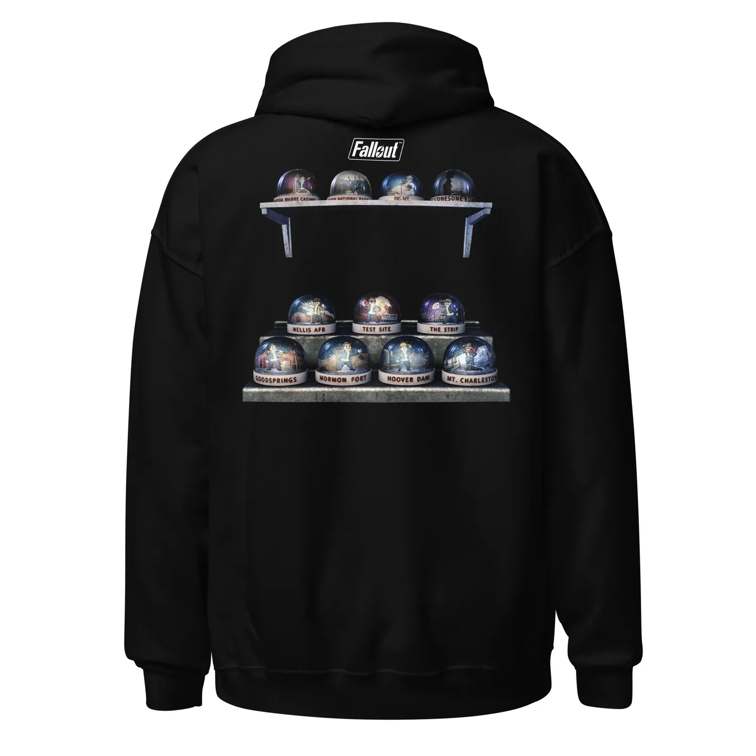 IGN Store Europe Fallout Janes Snow Globes Hoodie Baumwolle