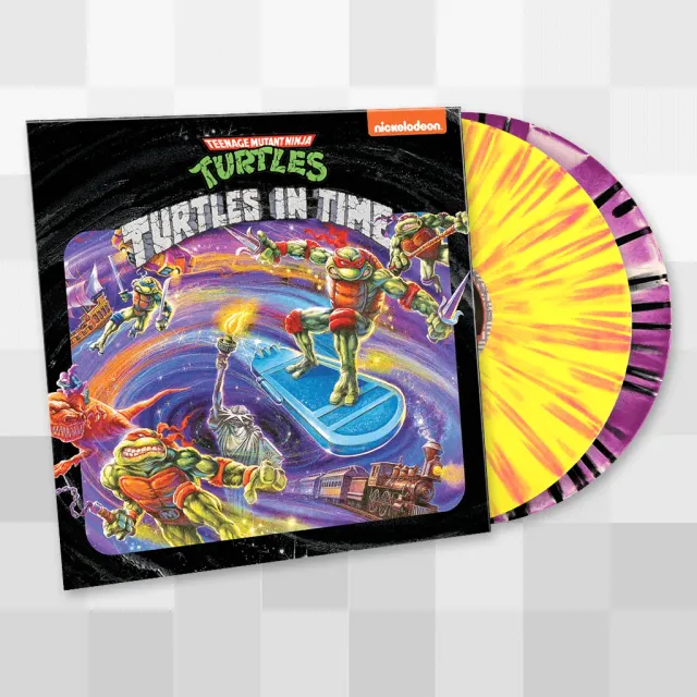 Fangamer Teenage Mutant Ninja Turtles IV: Turtles in Time Vinyl-Soundtrack 2-LP Splatter