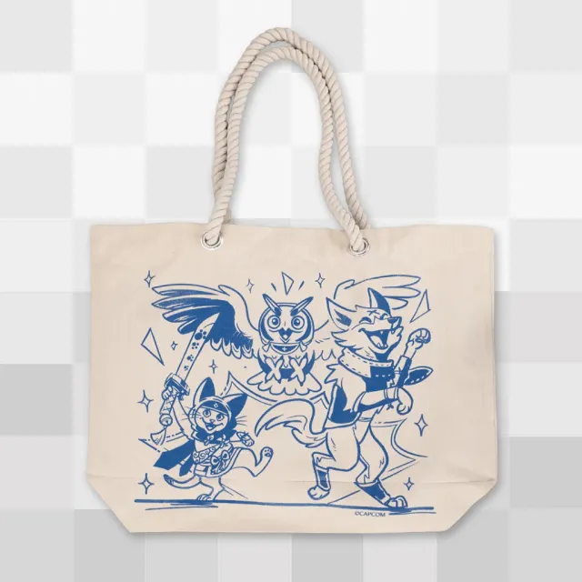 Fangamer Monster Hunter Rise Support Team Tote Bag Canvas