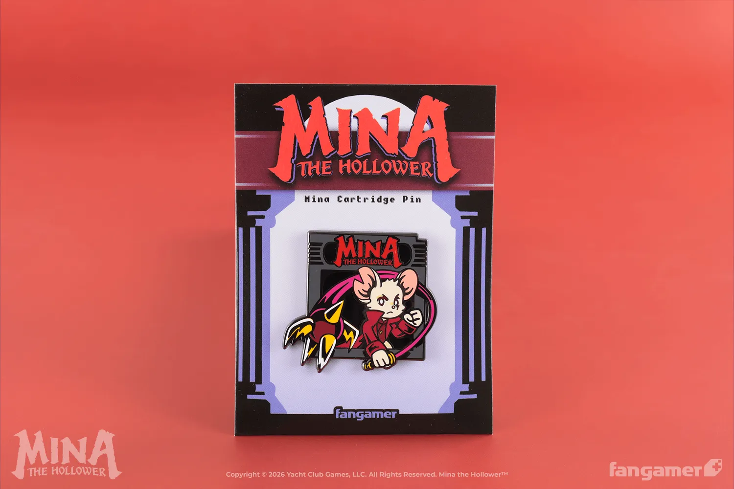 Fangamer Mina the Hollower Cartridge Pin Emaille 4 cm