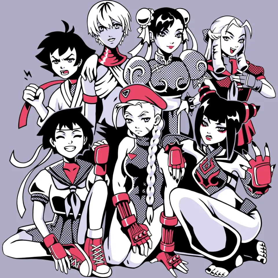 Fangamer Street Fighter Women of Street Fighter T-Shirt