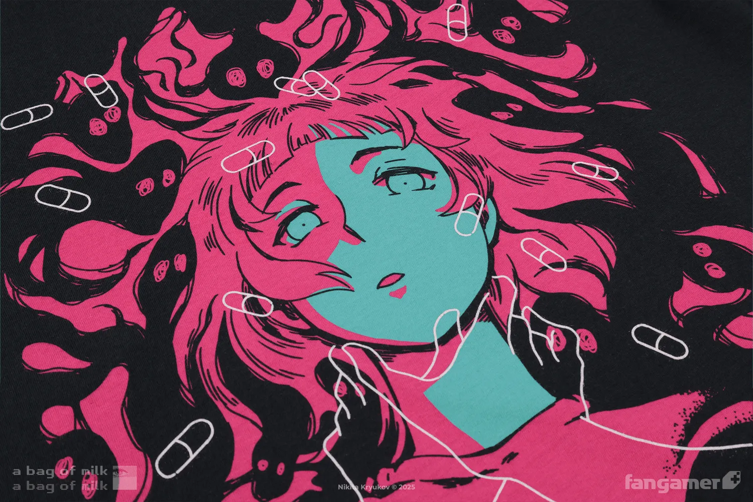 Fangamer A Bag of Milk Asphyxia Longsleeve Baumwolle