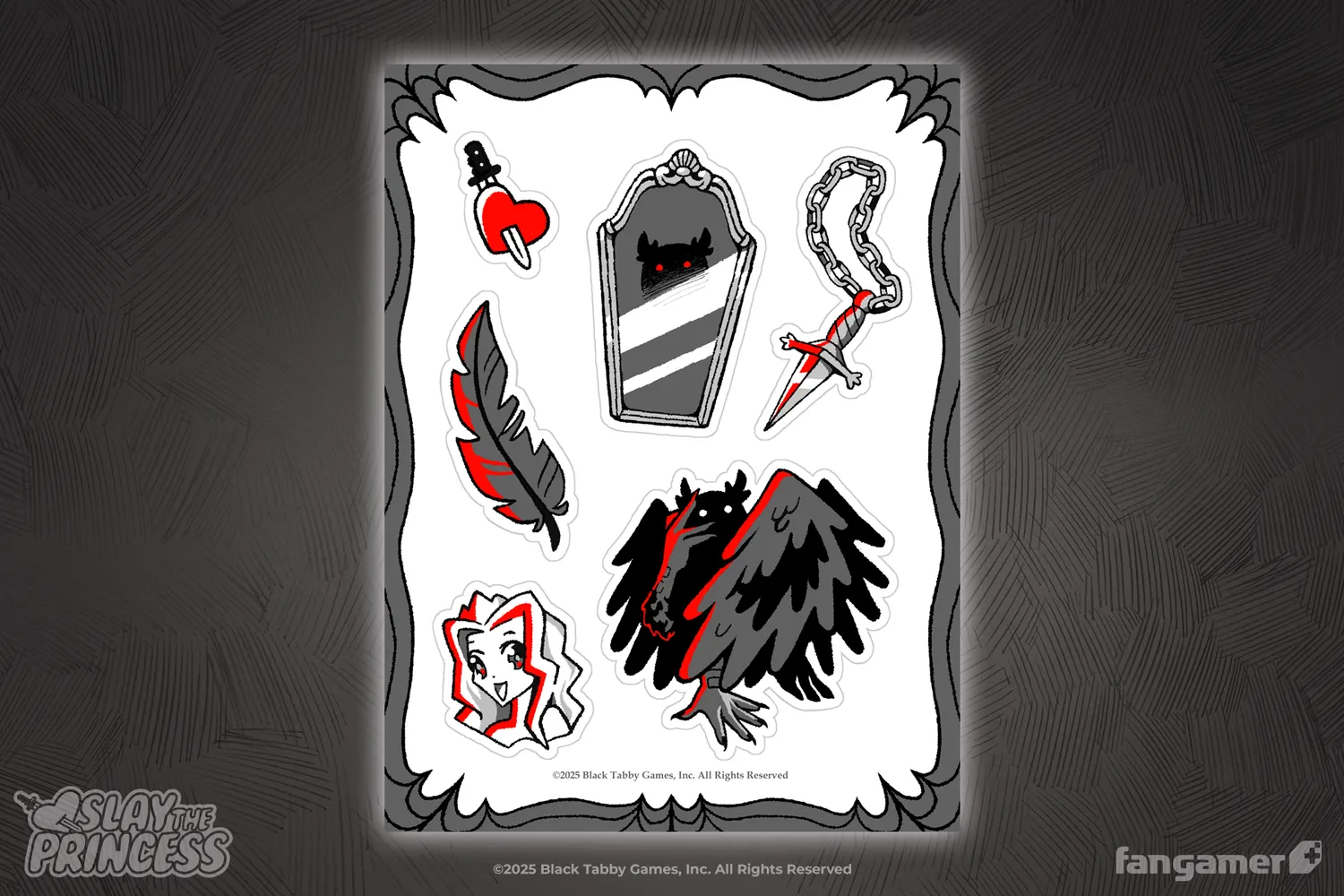Fangamer Slay the Princess Stickerbogen 3er Set 12,7 cm
