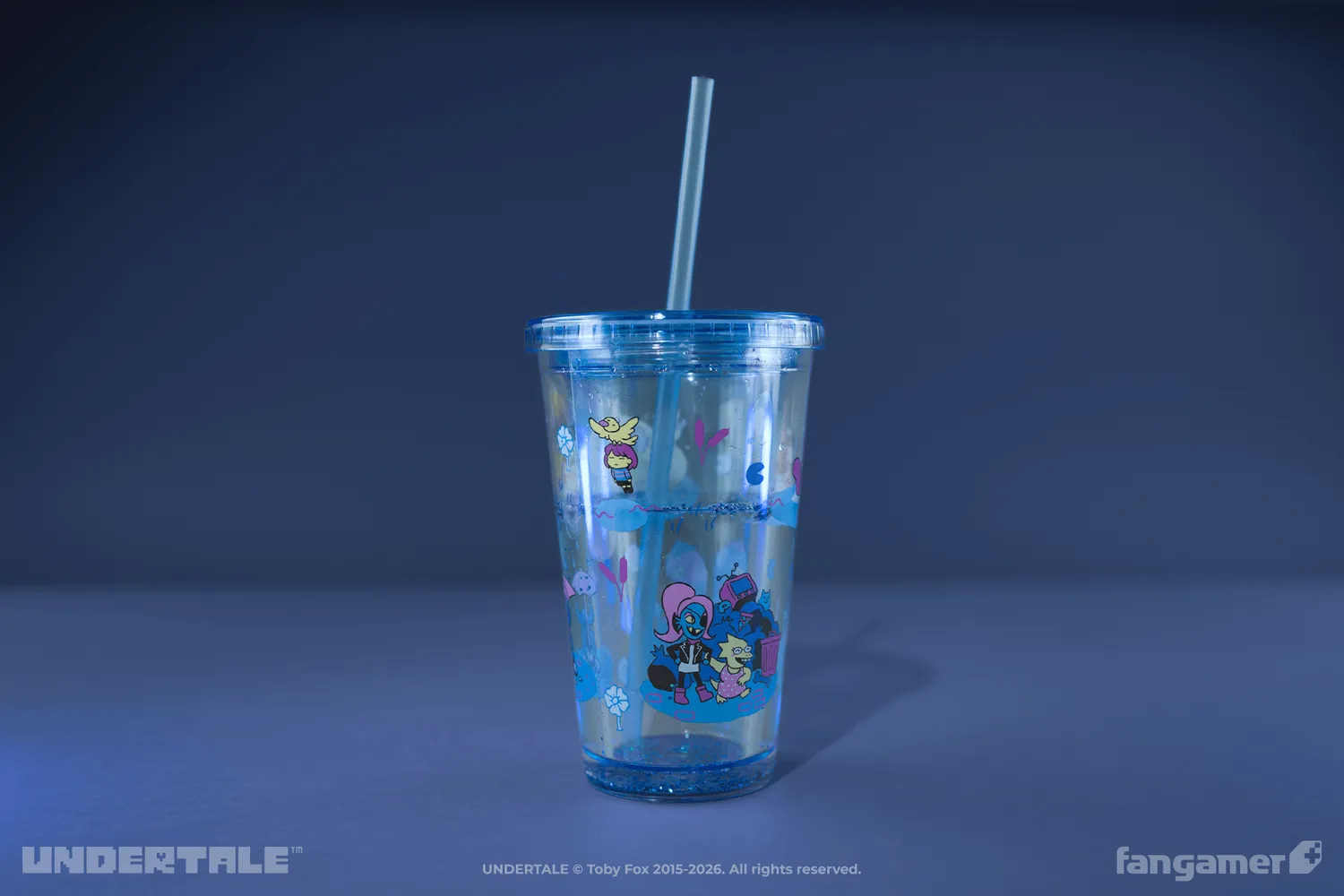 Fangamer UNDERTALE Waterfall Glitter Tumbler Trinkbecher 16 oz